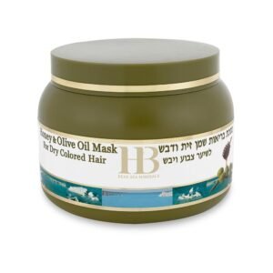 מסכת בריאות שמן זית ודבש לשיער צבוע ויבש